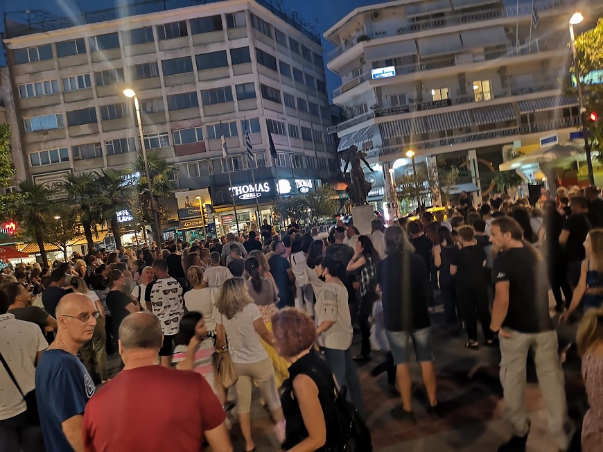 Θεοφάνης Γκατζής : Ο λαός της Πιερίας διαδήλωσε κατά της υποχρεωτικότητας του εμβολιασμού!