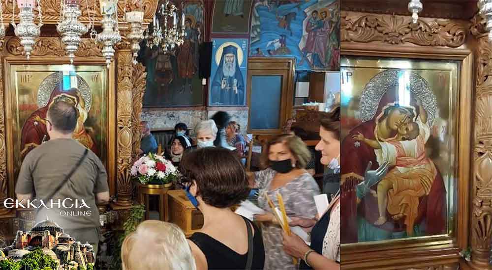 ΟΜΟΛΟΓΗΣΕ ΘΑΥΜΑ ΣΤΗΝ ΕΚΚΛΗΣΙΑ ΤΗΣ ΠΑΡΗΓΟΡΗΤΡΙΑΣ: ΕΙΧΕ ΟΓΚΟ ΣΟΒΑΡΗΣ ΜΟΡΦΗΣ ΚΑΙ ΕΦΥΓΕ
