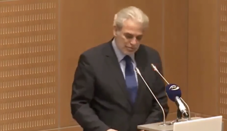 Οι ύμνοι του υπουργού Πολιτικής Προστασίας Χρ. Στυλιανίδη στον πρωθυπουργό των Ιμίων Κ.Σημίτη