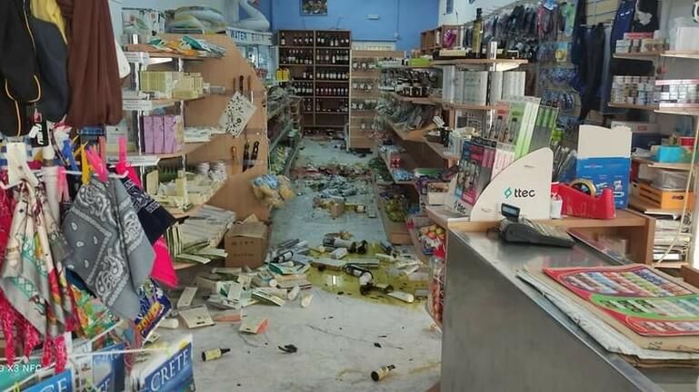 Οι πρώτες εικόνες από την Σητεία μετά τα 6,3 Ρίχτερ