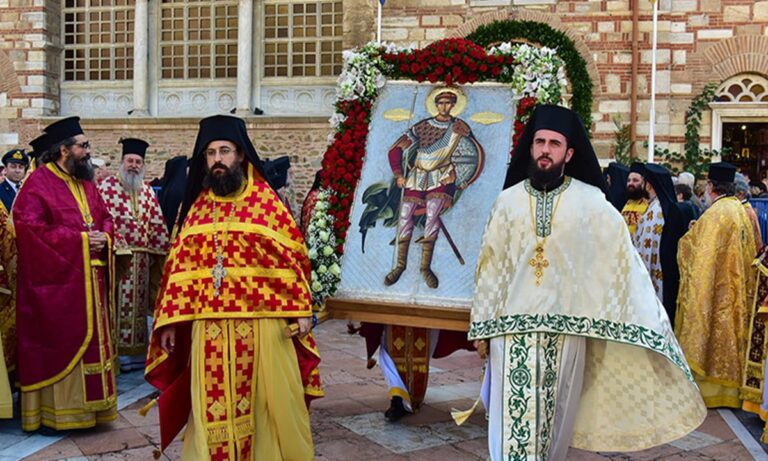 Συγκέντρωση ορθοδόξων της πόλης του Αγίου Δημητρίου