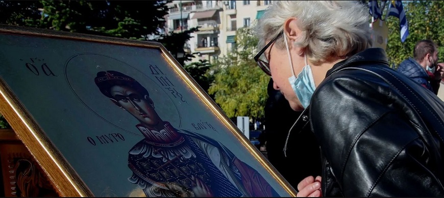 Αθηνά Λινού : Ἐλάχιστος ὁ κίνδυνος τὴν στιγμὴ ποὺ θὰ ἀσπαστοῦμε τὴν εἰκόνα