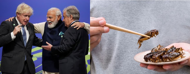 Οἱ παγκοσμιοποιητές τοῦ Cop26 ἀπολαμβάνουν τό κρέας ἐνῷ σᾶς λένε νά φᾶτε ζωύφια