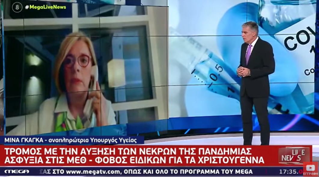 Όλη η συνέντευξη της κ.Γκάγκα … Οι εμβολιασμένοι κολλάνε-αρρωσταίνουν περισσότερο. Μετά είπε τα αντίθετα