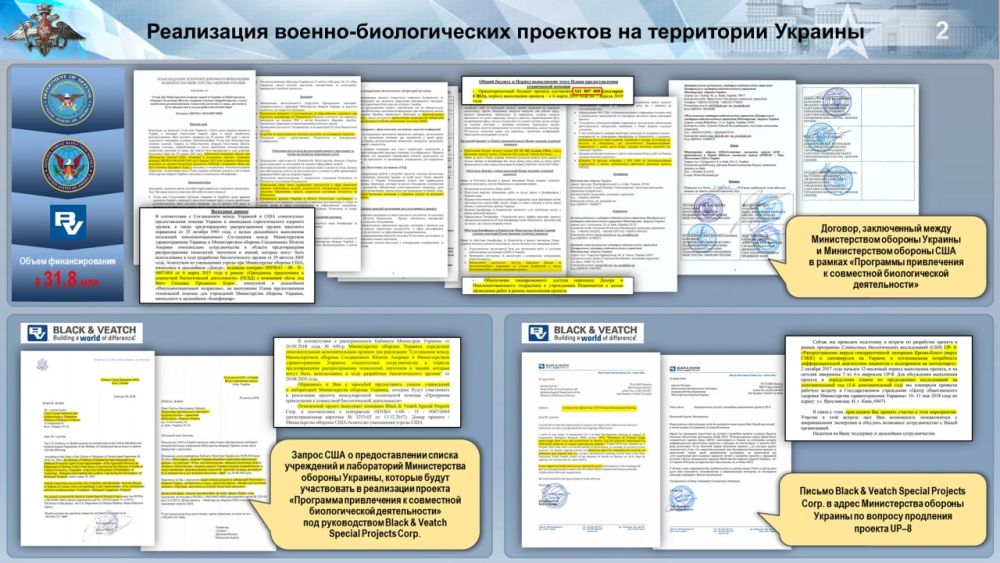 Το Ρωσικό Υπουργείο Άμυνας δημοσίευσε έγγραφα που αποδεικνύουν χρηματοδότηση των Η.Π.Α προς βιολογικά εργαστήρια στην Ουκρανία
