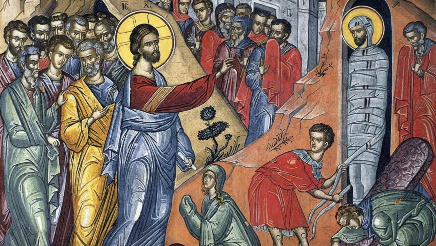 Η Ανάσταση του Λαζάρου και η πορεία προς το εκούσιο σταυρικό πάθος του Κυρίου μας.