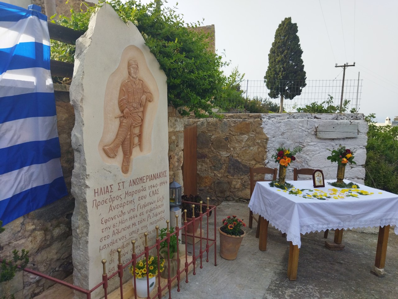 Ομιλία στην εκδήλωση μνήμης για τον Ηλία Ανωμεριανάκη  Μαρουλάς Ρεθύμνου , 7 Μαΐου 2022