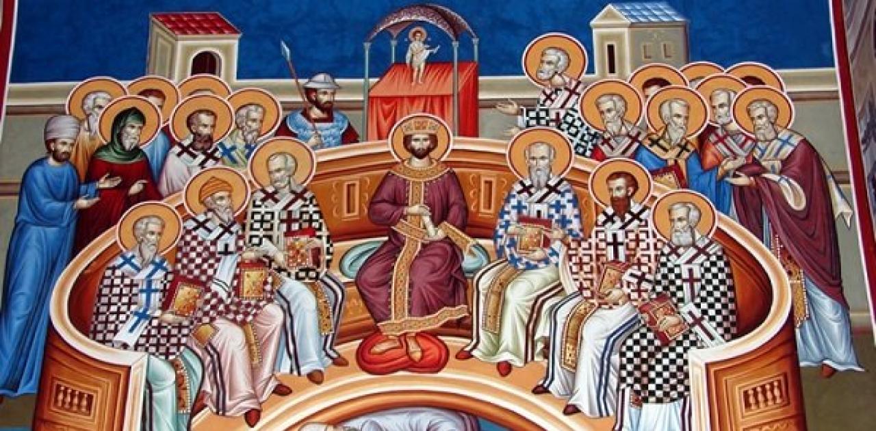 «ΤΑΣ ΜΥΣΤΙΚΑΣ ΤΟΥ ΠΝΕΥΜΑΤΟΣ ΣΑΛΠΙΓΓΑΣ, ΤΟΥΣ ΘΕΟΦΟΡΟΥΣ ΠΑΤΕΡΑΣ ΑΝΕΥΦΗΜΗΣΩΜΕΝ»