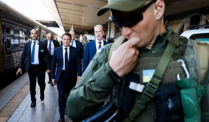 Συναγερμός στο Κίεβο – Φυγαδεύθηκε ο Μακρόν!