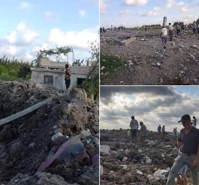 Το Ισραήλ βομβάρδισε το ελληνόφωνο χωριό Χαμιντιέ στη Συρία όπου ζουν Έλληνες Κρητικοί!! ΦΩΤΟ BINTEO