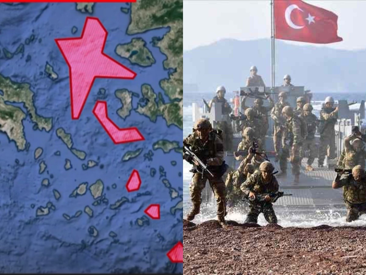Ο.Υ.Α. Ώρα 03.45 Προδοσία ολκής . Η Τουρκία μονιμοποιεί την ΝΟΤΑΜ 4050/22 , κόβει στα δύο το Αιγαίο ,θεωρεί Τουρκική επικράτεια θάλασσα και αέρα ανατολικά του 25ου παραλλήλου .
