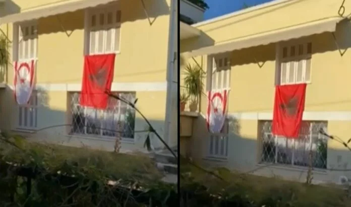 Πρωτοφανής προβοκάτσια εντός της Αθήνας: Ύψωσαν σημαίες της Αλβανίας και του ψευδοκράτους -Ρεσάλτο κατοίκων