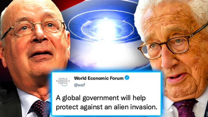 Project Blue Beam: Το WEF Insider αποκαλύπτει ότι η “ψεύτικη εξωγήινη εισβολή” θα ενώσει την ανθρωπότητα