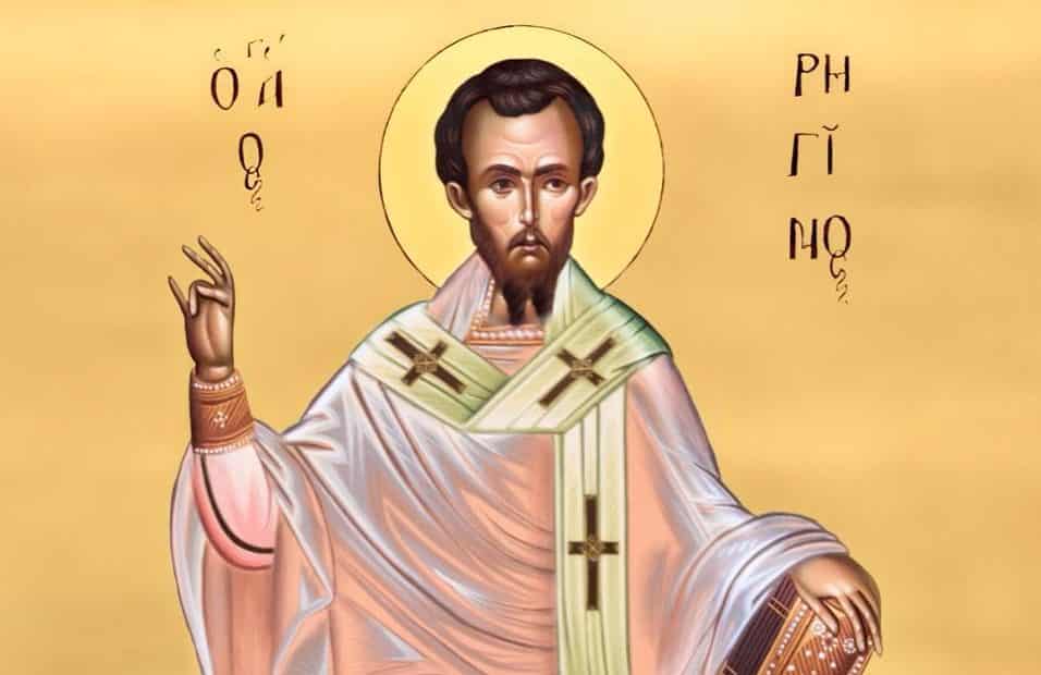 ΑΓΙΟΣ ΙΕΡΟΜΑΡΤΥΣ ΡΗΓΙΝΟΣ ΕΠΙΣΚΟΠΟΣ ΣΚΟΠΕΛΟΥ