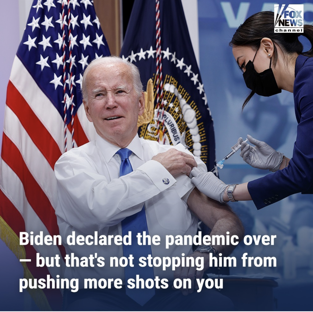 [FOX News]> Ο Biden απαιτεί από τους Αμερικανούς να κάνουν νέα εμβόλια COVID για τις μεταλλάξεις!