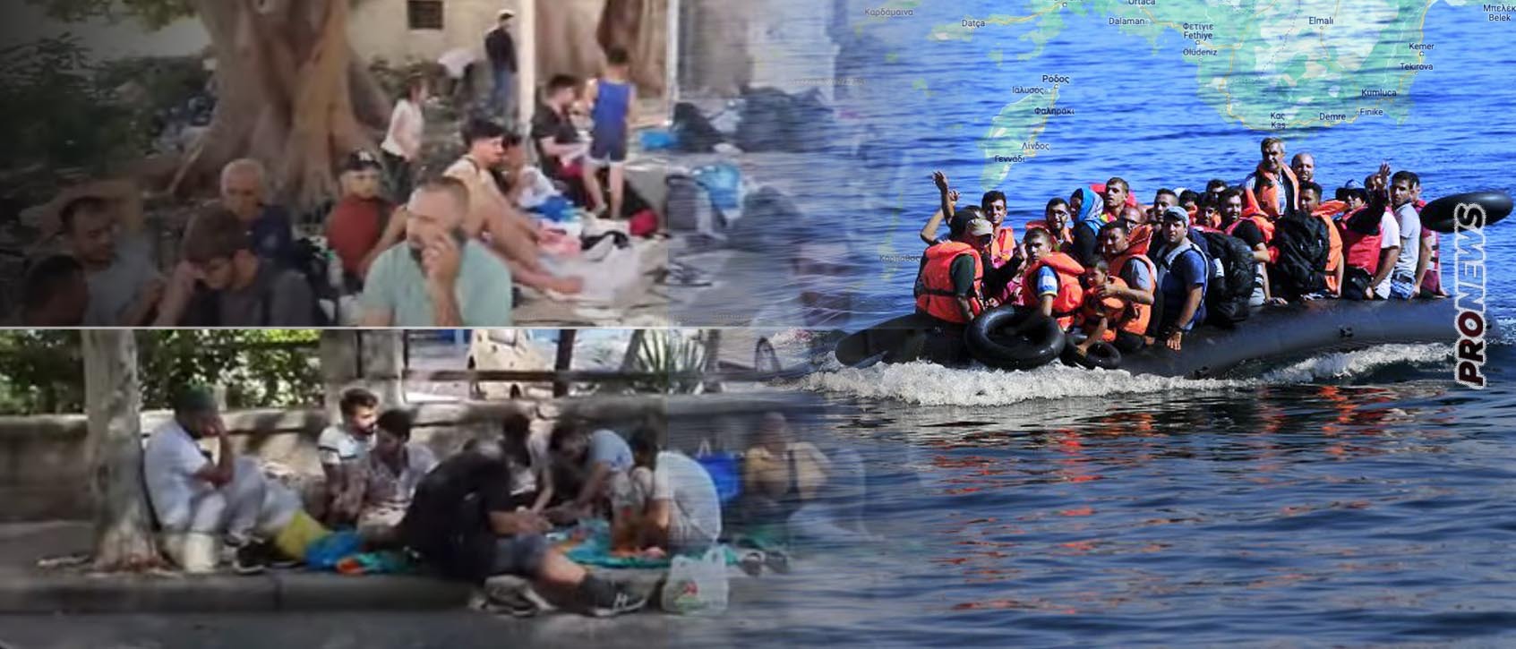 Bίντεο-σοκ: Παράνομοι αλλοδαποί έχουν κατακλύσει το κέντρο της πόλης της Ρόδου μετατρέποντάς το σε «hot spot»!