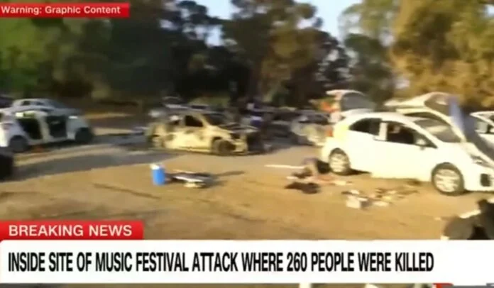 CNN: Καρέ καρέ η επίθεση της Χαμάς στο αιματοβαμμένο φεστιβάλ στο Ισραήλ