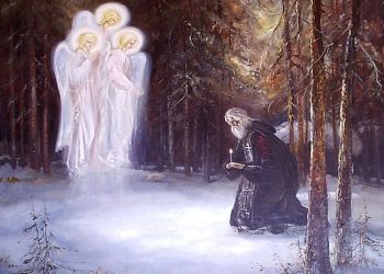 Ἡ θαυμαστὴ ἐμφάνιση τῆς Ἁγίας Τριάδος στὸν Ρῶσο ἅγιο Ἀλέξανδρο τοῦ Σβὶρ καὶ ἡ θαυμαστὴ ἀφθαρσία τοῦ ἁγίου του λειψάνου.
