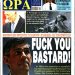 Το Πρωτοσέλιδο Της Εφημερίδας Ελεύθερης Ώρας Που Βρίζει Των Άγγλο Πρωθυπουργό Παίζει Στα Βρετανικά ΜΜΕ Ψάχνοντας Να Επιδεινώσουν Την Κακή Κατάσταση!
