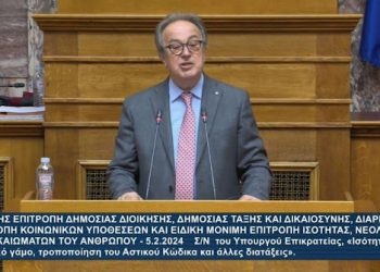 Ἀποκάλυψη τοῦ βουλευτοῦ Γεωργίου Ἀποστολάκη: Προβλέπεται καὶ θρησκευτικὸς γάμος γιὰ τοὺς ὁμοφυλοφίλους!