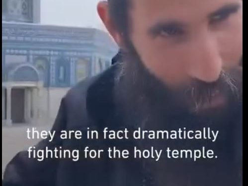 Ραβίνος έξω από το Αλ Ακσά: Όταν θα πέσει η Γάζα ο Σωτήρας (Aντίχριστος) έρχεται και ο Ναός του Σολομώντα θα ξαναχτισθεί. BINTEO
