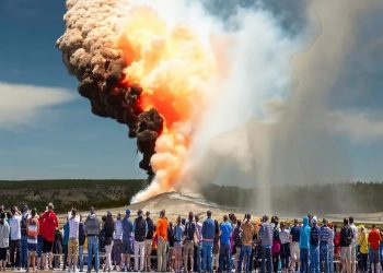 Υπερηφαίστειο Yellowstone: δύο αναζωπυρωμένοι θόλοι μέσα στην Καλντέρα του Yellowstone.