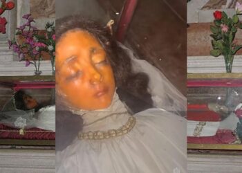 Το άφθαρτο σκήνωμα της Αγίας Μεγαλομάρτυρος Χριστίνας που εκλάπη από τους Παπικούς κατά την άλωση της Κωνσταντινούπολης το 1204