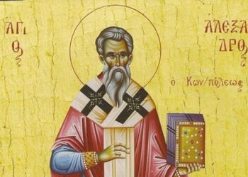 ΑΓΙΟΣ ΑΛΕΞΑΝΔΡΟΣ: Ο ΜΕΓΑΛΟΣ ΕΠΙΣΚΟΠΟΣ ΤΗΣ ΕΚΛΗΣΙΑΣ ΜΑΣ