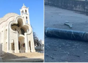 Σημείο: Iσραηλινός πύραυλος έπεσε στην εκκλησία του Αγίου Γεωργίου στο Λίβανο, αλλά δεν εξερράγη!!!
