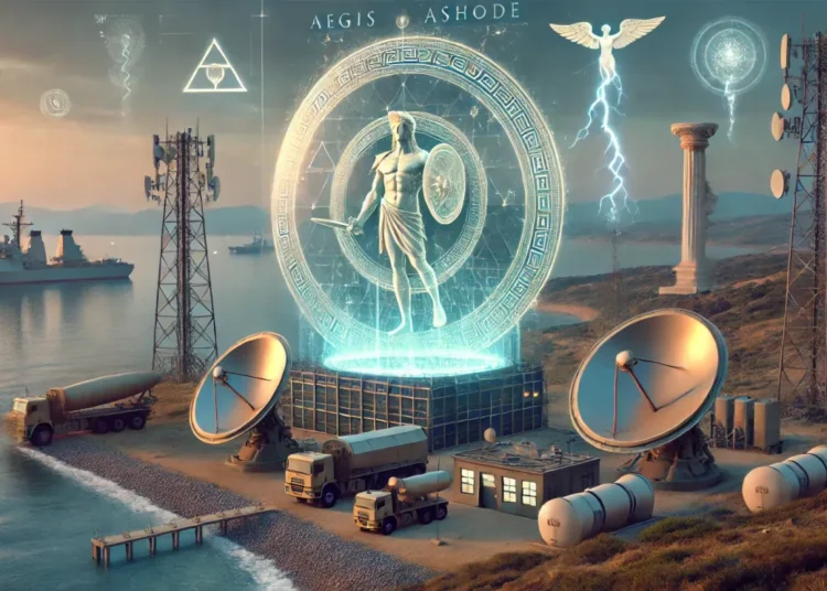 ( Φωτ. AEGIS– ashore -  αιγίδα = προστασία τους Διός )