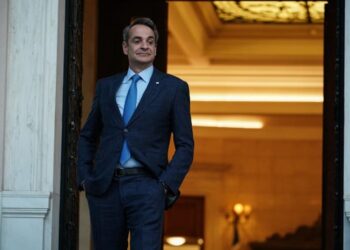 Γελοιογραφία τοῦ Μητσοτάκη γιά τά «παλληκάρια τῆς φακῆς» από τον Δημήτριο Χατζηνικολάου