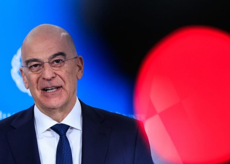 Συνάντηση του υπουργού Εθνικής Άμυνας, Νίκο Δένδια με τον ομόλογό του της Κυπριακής Δημοκρατίας, Βασίλη Πάλμα, στο Υπουργείο Εθνικής Άμυνας, Δευτέρα 29 Ιανουαρίου 2024. (ΓΙΩΡΓΟΣ ΚΟΝΤΑΡΙΝΗΣ/EUROKINISSI)