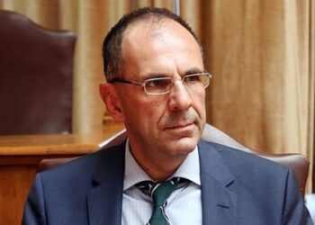 Γελοιογραφία γιά τόν Γεραπετρίτην από τον Δημήτριο Χατζηνικολάου