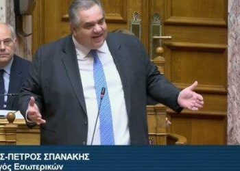 ΑΠΟΣΤΟΛΟΥ : “ΑΔΙΑΒΑΣΤΟΣ ΚΑΙ ΠΟΝΗΡΟΥΛΗΣ” Ο ΥΦΥΠΟΥΡΓΟΣ ΕΣΩΤΕΡΙΚΩΝ ΒΑΣΙΛΗΣ ΣΠΑΝΑΚΗΣ ΣΕ ΕΠΙΚΑΙΡΗ ΕΡΩΤΗΣΗ ΒΟΥΛΕΥΤΗ ΤΗΣ ΑΝΤΙΠΟΛΙΤΕΥΣΕΩΣ
