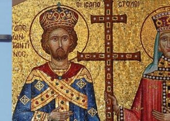 Κυανούς Ουρανός : Οι δυο κύριοι λόγοι του μεγαλείου των αγίων Κωνσταντίνου & Ελένης