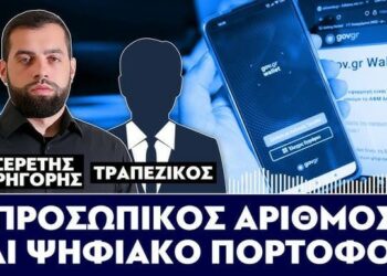 ΠΡΟΣΩΠΙΚΟΣ ΑΡΙΘΜΟΣ ΚΑΙ ΨΗΦΙΑΚΟ ΠΟΡΤΟΦΟΛΙ – ΣΕΡΕΤΗΣ ΓΡΗΓΟΡΗΣ, ΤΡΑΠΕΖΙΚΟΣ