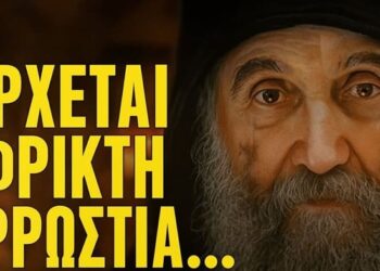 Σας ζητάω συγγνώμη που το λέω κι ας με λένε τρελό. Η φρικτή αρρώστια που έρχεται…Εφραίμ Φιλοθεΐτης
