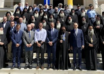 100 εκατ. ευρώ στο Αγιον Ορος από ΕΣΠΑ για έργα υποδομής εξήγγειλε ο Μητσοτάκης από την Ι. Κοινότητα