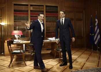 Δυο προθυμοι Κομμουνιστες, υπο τις οδηγιες του Dr. Klaus  [Welcome to Your Nightmare] Mητσοτάκης-Τσίπρας, έτοιμοι για το Τhe Agentic State;