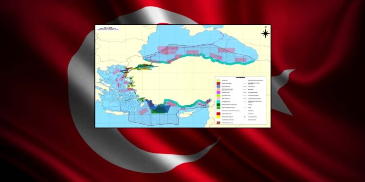 Η Τουρκία εξέδωσε χάρτη για τα θαλάσσια πάρκα στο Αιγαίο – Αποκλείει το Καστελλόριζο