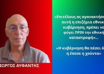 «Επιτέλους να αγανακτήσουμε και να διώξουμε την εθνικά επιζήμια κυβέρνηση»- Γ.Αυφαντής