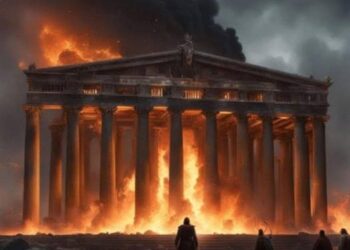 Mιὰ δυστοπικὴ φλεγόμενη βαβυλῶνα. Οἱ τελευταῖες μέρες μιᾶς τουριστολάγνας ἐκπορνευμένης Πομπηϊας