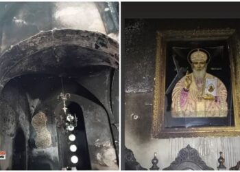 Μέγα σημείο στον Ιερό ναό Αγίου Νικολάου στον Αστακό Αιτωλοακαρνανίας.