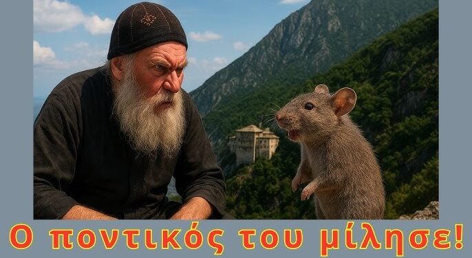 Ο ποντικός μίλησε στο μοναχό!