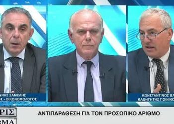 Κ. Βαθιώτης: Τηλεμαχία για τον Προσωπικό Αριθμό