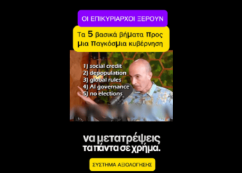 Δείτε το βίντεο “Τα 5 βασικά βήματα προς μια παγκόσμια κυβέρνηση