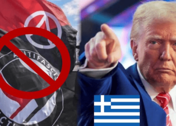 Δημήτρης Αλεξόπουλος: Ο Τραμπ σώζει την Ελλάδα από τους Antifa τρομοκράτες του Τζορτζ Σόρος.