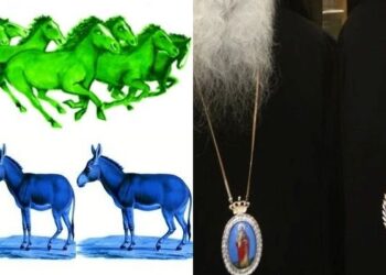 Κυανούς Ουρανός: Πράσινα άλογα, γαλάζια μουλάρια και μαύρες κελεμπίες