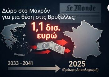 Αποστόλου: Δώρο στον Μακρόν για μια θέση στις Βρυξέλλες;