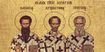 Οι «τρείς μέγιστοι φωστήρες της Τρισηλίου Θεότητος».